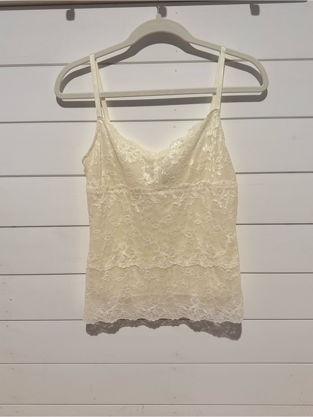 Vintage Y2K Lace Cami 1990’s Tank Top Fairycore Whimsigoth Size S